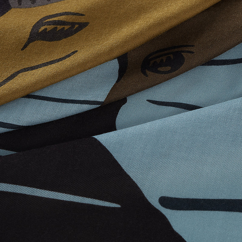 Waterfoal scarf 65 - Blue | Hermès Canada